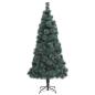Preview: Künstlicher vorbeleuchteter Weihnachtsbaum mit Kugel-Set 240 cm