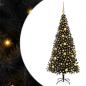 Preview: Weihnachtsbaum Schwarz 180 cm PVC