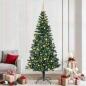 Preview: ARDEBO.de - Künstlicher vorbeleuchteter Weihnachtsbaum Grün 240 cm