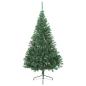 Preview: Künstlicher vorbeleuchteter Weihnachtsbaum Grün 180 cm PVC