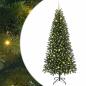Preview: Künstlicher Weihnachtsbaum mit 300 LEDs Grün 240 cm PE und PVC