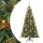 Preview: Künstlicher klappbarer Weihnachtsbaum Grün 180 cm PE und PVC