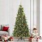 Preview: ARDEBO.de - Künstlicher klappbarer Weihnachtsbaum Grün 240 cm PE und PVC