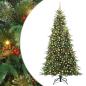 Preview: Künstlicher klappbarer Weihnachtsbaum Grün 240 cm PE und PVC