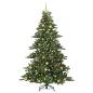 Preview: Künstlicher klappbarer Weihnachtsbaum Grün 210 cm PVC und Stahl