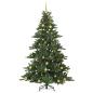 Preview: Künstlicher klappbarer Weihnachtsbaum Grün 210 cm PVC und Stahl