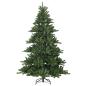 Preview: Künstlicher klappbarer Weihnachtsbaum Grün 210 cm PVC und Stahl