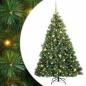 Preview: Künstlicher Weihnachtsbaum mit 300 LEDs Grün 180 cm PE und PVC