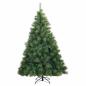 Preview: Künstlicher Weihnachtsbaum mit 300 LEDs Grün 180 cm PE und PVC
