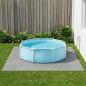 Preview: ARDEBO.de - Pool Bodenschutzmatte 24 stk. Grau 8,64 m² EVA-Schaum