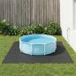 Preview: ARDEBO.de - Pool Bodenschutzmatte 50 stk. Schwarz 18 m² EVA-Schaum