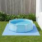 Preview: ARDEBO.de - Pool Bodenschutzmatte 6 Stk. Blau 2,16 m² EVA-Schaum
