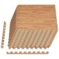 Preview: Pool Bodenschutzmatte 12 stk. Holz 4,32 m² EVA-Schaum