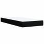 Preview: Ottoman-Bett mit Matratze und LED Schwarz 180 x 200 cm Stoff