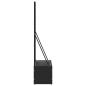 Preview: Garten-Spalier-Pflanzer Schwarz 70 x 30 x 135 cm Metall