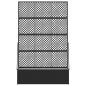 Preview: Garten-Spalier-Pflanzer Schwarz 105 x 30 x 170 cm Metall
