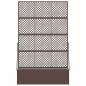 Preview: Garten-Spalier-Pflanzer Braun 105 x 30 x 170 cm Metall