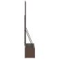 Preview: Garten-Spalier-Pflanzer Braun 105 x 30 x 170 cm Metall