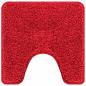 Preview: Anti-Rutsch Badematten-Set 3 stk. Rot 50 x 80 cm PP