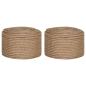 Preview: Juteschnur 2 stk. 2 mm 100 m Natur 100% Tossa Jute