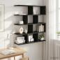 Preview: ARDEBO.de - Wandregal Schwarze Eiche 70 x 20 x 100 cm Holzwerkstoff