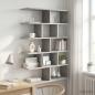Preview: ARDEBO.de - Wandregal Betongrau 70 x 20 x 100 cm Holzwerkstoff