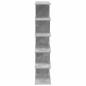 Preview: Wandregal Betongrau 70 x 20 x 100 cm Holzwerkstoff