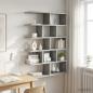 Preview: ARDEBO.de - Wandregal Sonoma-Grau 70 x 20 x 100 cm Holzwerkstoff