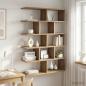 Preview: ARDEBO.de - Wandregal Artisan-Eiche 70 x 20 x 100 cm Holzwerkstoff
