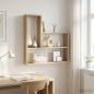 Preview: ARDEBO.de - Wandregal Sonoma-Eiche 60 x 11 x 60 cm Holzwerkstoff