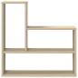 Preview: Wandregal Sonoma-Eiche 60 x 11 x 60 cm Holzwerkstoff