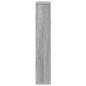 Preview: Wandregal Sonoma-Grau 60 x 11 x 60 cm Holzwerkstoff