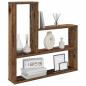 Preview: Wandregal Altholz 60 x 11 x 60 cm Holzwerkstoff