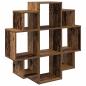 Preview: Wandregal Altholz 90 x 25 x 90 cm Holzwerkstoff