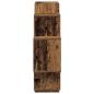 Preview: Wandregal Altholz 90 x 25 x 90 cm Holzwerkstoff