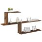 Preview: Wandregal Altholz 122 x 18 x 60 cm Holzwerkstoff