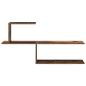 Preview: Wandregal Altholz 122 x 18 x 60 cm Holzwerkstoff