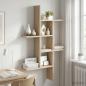 Preview: ARDEBO.de - Wandregal Sonoma-Eiche 61 x 15 x 102 cm Holzwerkstoff