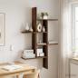 Preview: ARDEBO.de - Wandregal Altholz 61 x 15 x 102 cm Holzwerkstoff