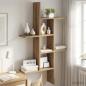 Preview: ARDEBO.de - Wandregal Artisan-Eiche 61 x 15 x 102 cm Holzwerkstoff