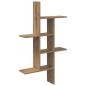 Preview: Wandregal Artisan-Eiche 61 x 15 x 102 cm Holzwerkstoff