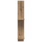 Preview: Wandregal Artisan-Eiche 61 x 15 x 102 cm Holzwerkstoff