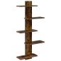 Preview: Wandregal Raucheiche 48,5 x 15 x 101 cm Holzwerkstoff
