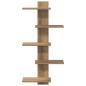 Preview: Wandregal Artisan-Eiche 48,5 x 15 x 101 cm Holzwerkstoff