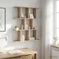 Preview: ARDEBO.de - Wandregal Sonoma-Eiche 80 x 20 x 96 cm Holzwerkstoff