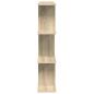 Preview: Wandregal Sonoma-Eiche 80 x 20 x 96 cm Holzwerkstoff