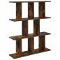 Preview: Wandregal Raucheiche 80 x 20 x 96 cm Holzwerkstoff