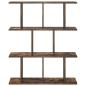 Preview: Wandregal Raucheiche 80 x 20 x 96 cm Holzwerkstoff