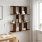 Preview: ARDEBO.de - Wandregal Altholz 80 x 20 x 96 cm Holzwerkstoff