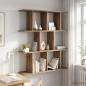 Preview: ARDEBO.de - Wandregal Artisan-Eiche 80 x 20 x 96 cm Holzwerkstoff